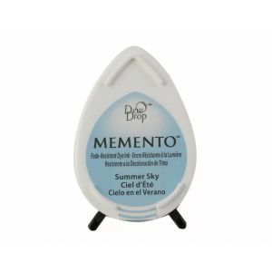 Poduszka z tuszem do stempli Memento 4,2x2,8cm Niebieska jasna